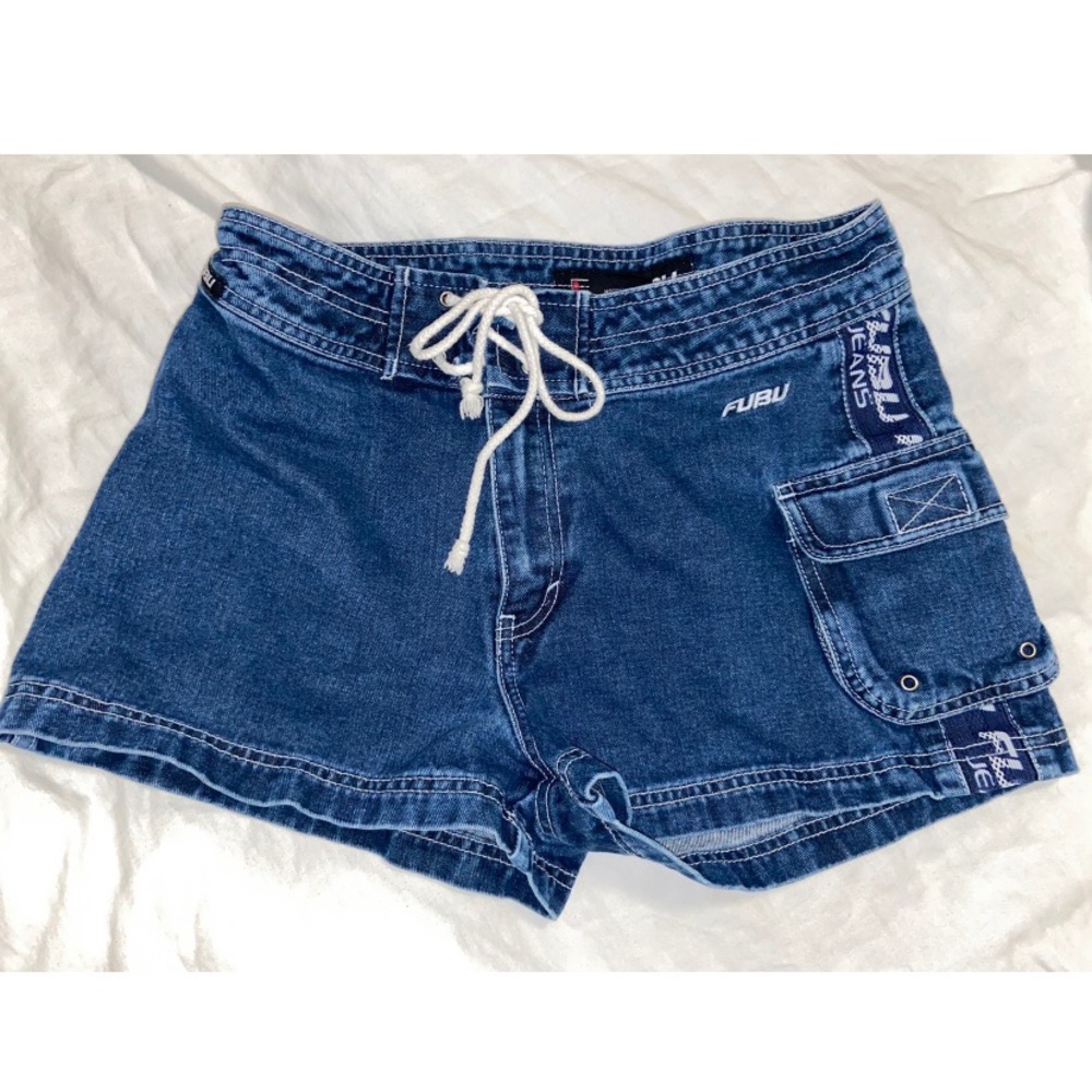 Vintage FUBU Drawstring Women Shorts Sz 9 / 10